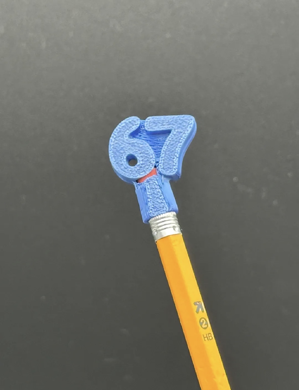 67 Pencil Topper